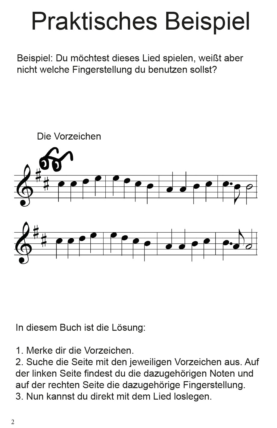 Tabulatur 1. Lage - für Violine nach Vorzeichen (Tonarten) geordnet | Alle Töne, Alle Noten & Alle Griffe